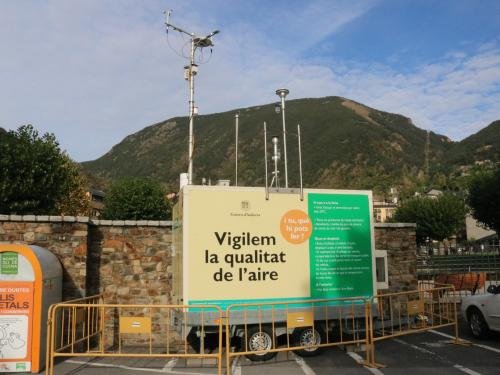 Una estació de vigilància de la qualitat de l'aire a Encamp