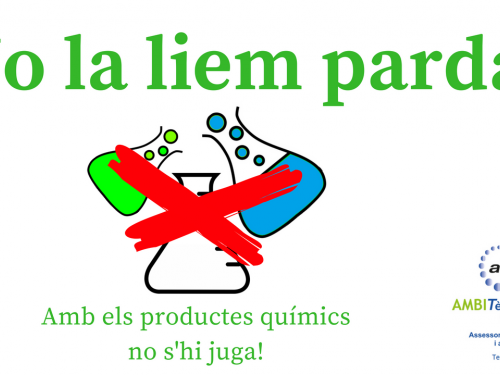 Amb els productes químics no s'hi juga